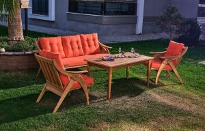 Vera Ahşap Oturma Grubu ROY003