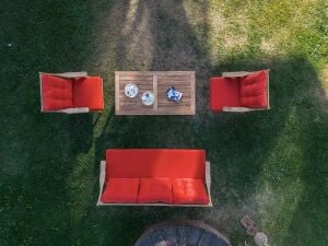 Vera Ahşap Oturma Grubu ROY003