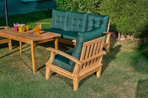 Mimoza Ahşap Oturma Grubu ROY002