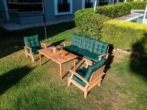 Mimoza Ahşap Oturma Grubu ROY002