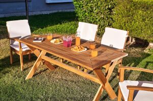 Dalya Ahşap Masa Sandalye Takımı ROY007