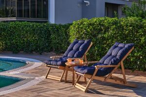 Angel Ahşap Şezlong Sehpa Takımı ROY008