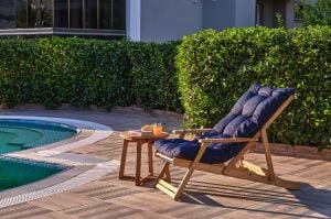 Angel Ahşap Şezlong Sehpa Takımı ROY008