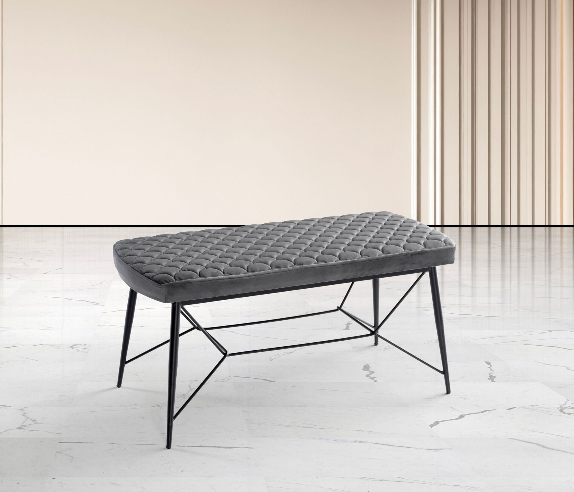 Yaz Bench Table Chair Set Bendir TN0635