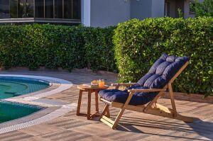 Angel Ahşap Şezlong ROY008-1