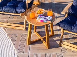 Angel Ahşap Şezlong Sehpası ROY008-2