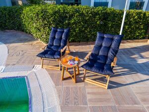 Angel Ahşap Şezlong Sehpası ROY008-2