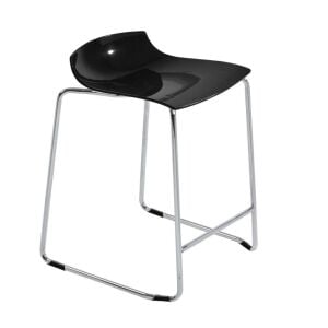 X-treme Sled Solid Siyah - Krom Kaplama Bar Taburesi PPT1633