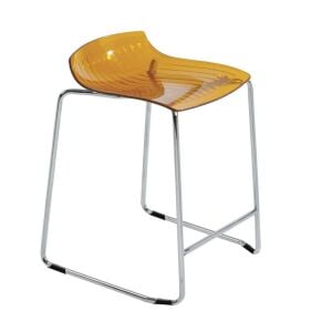X-treme Sled Turuncu Transparan - Krom Kaplama Bar Taburesi PPT1634