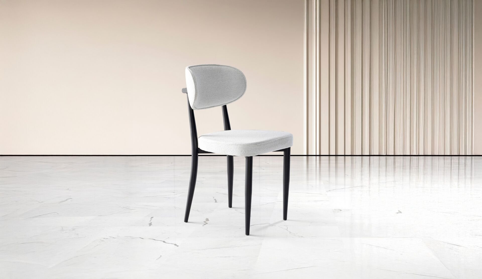 Kütük Sandalye Siyah TN0642B