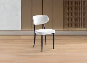 Kütük 4 Sandalyeli Masa Takımı Beyaz Mermer TN0643