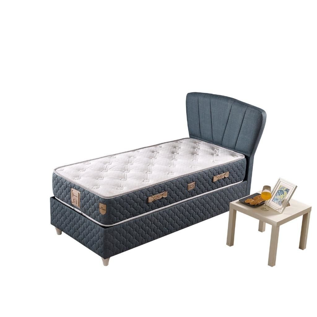Pink 2 150X200 Double Mattress, Divan Base, Headboard Set EY112B