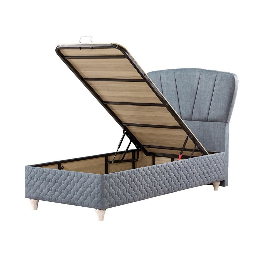 Pink 2 150X200 Double Mattress, Divan Base, Headboard Set EY112B