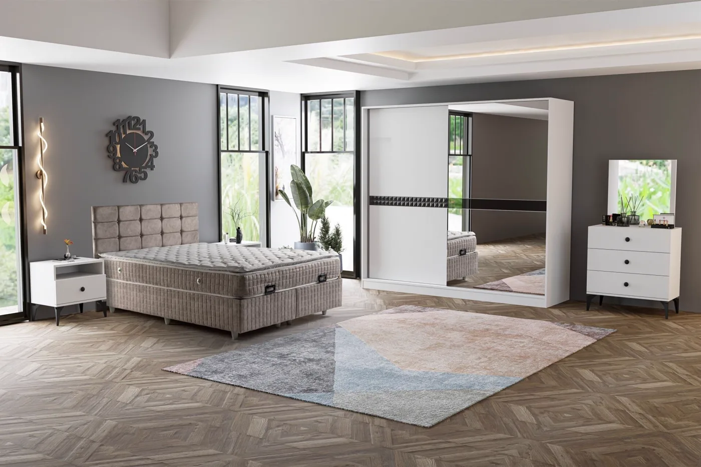 Can Bedroom Set - White