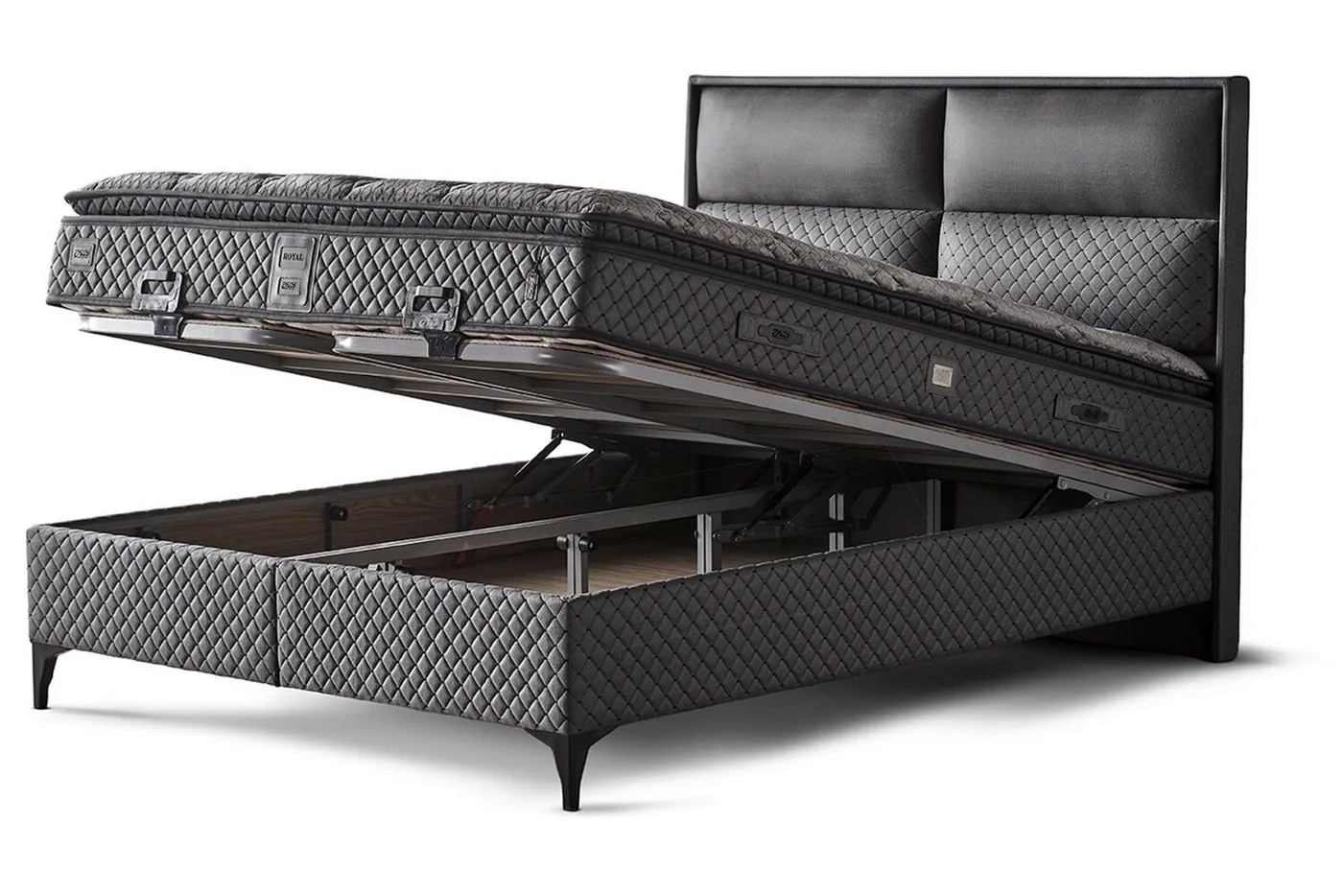 Royal 160x200 Double Divan Base Headboard Set