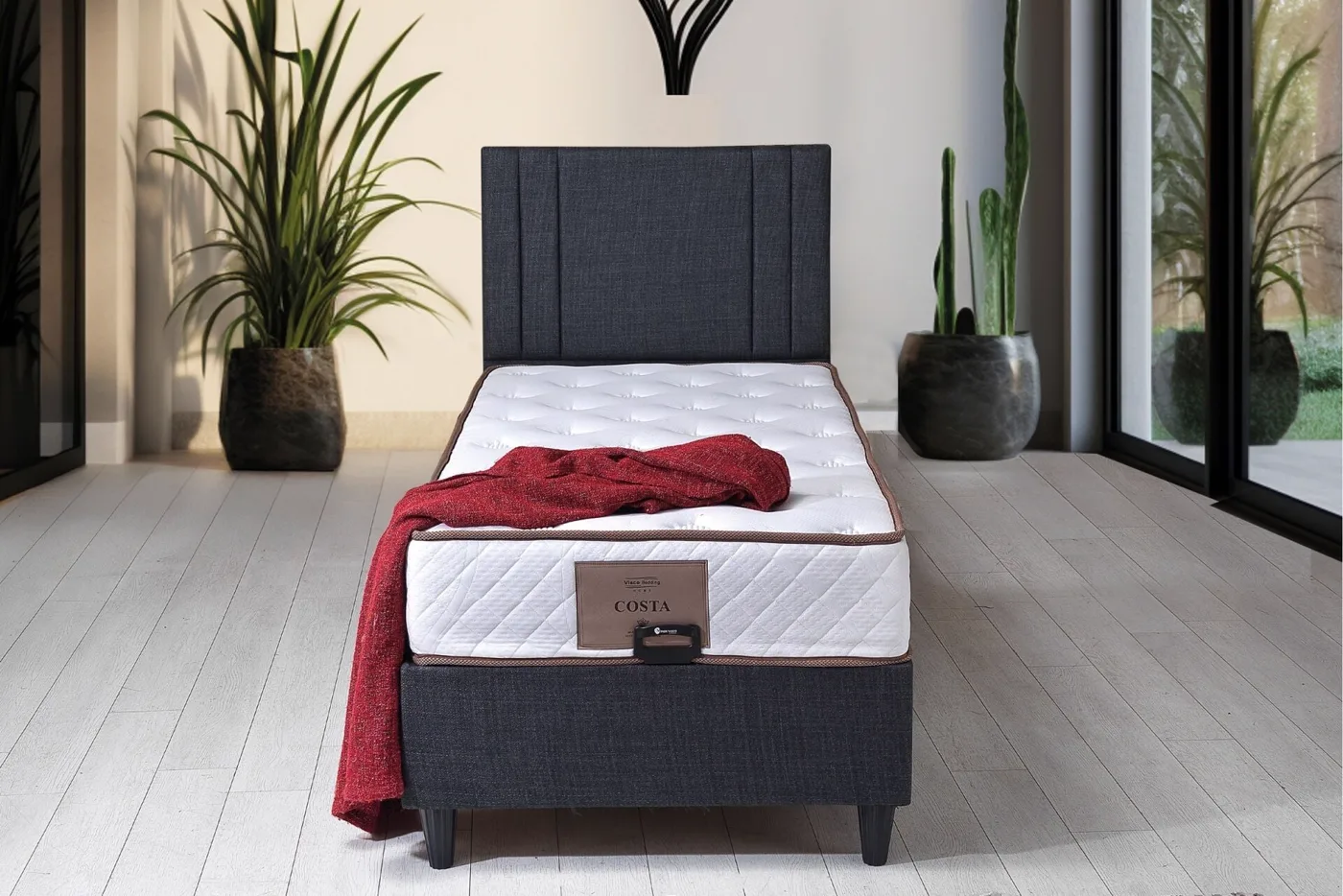 Costa 90x190 Tek Kişilik Baza, Başlık Seti