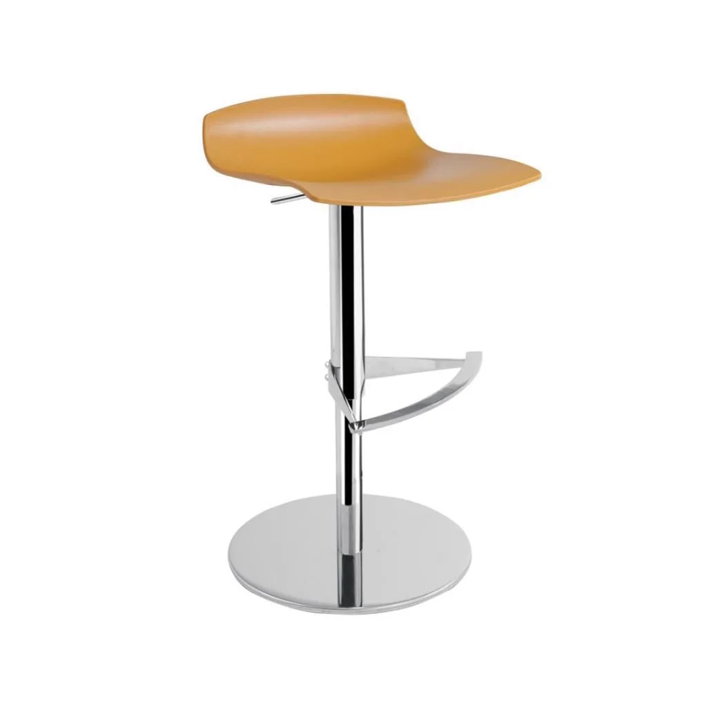 X-treme B Pro Dark Yellow - Chrome-Plated Bar Chair