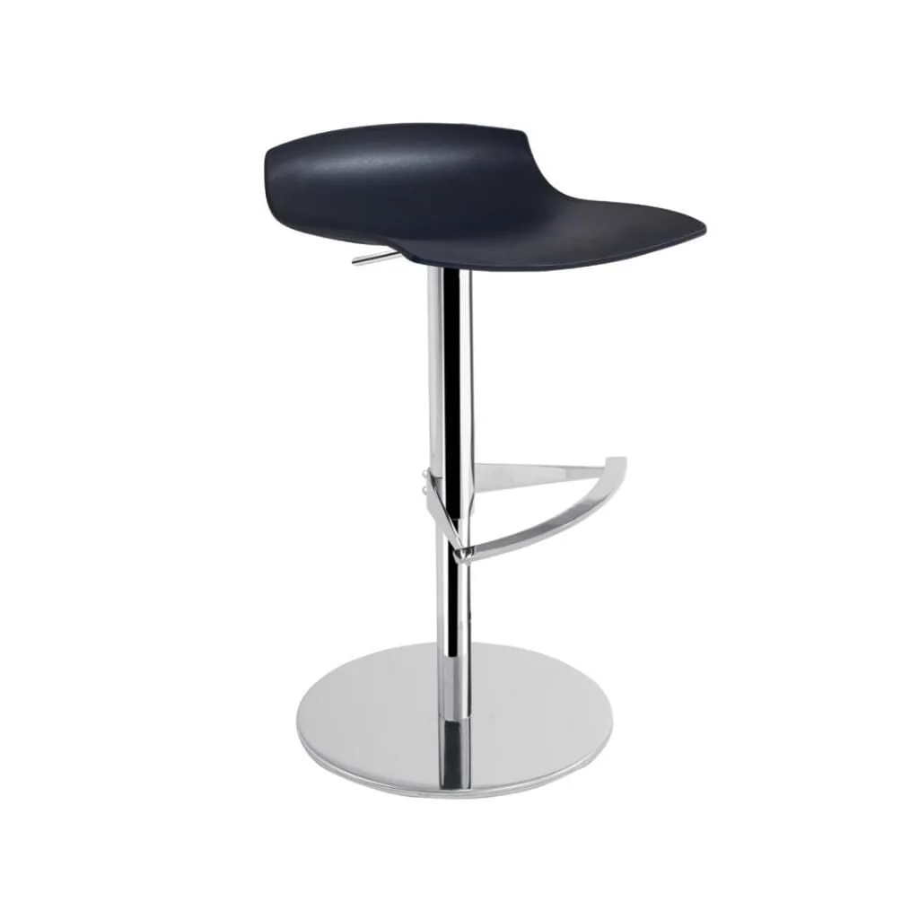 X-treme B Pro Black - Chrome-Plated Bar Chair