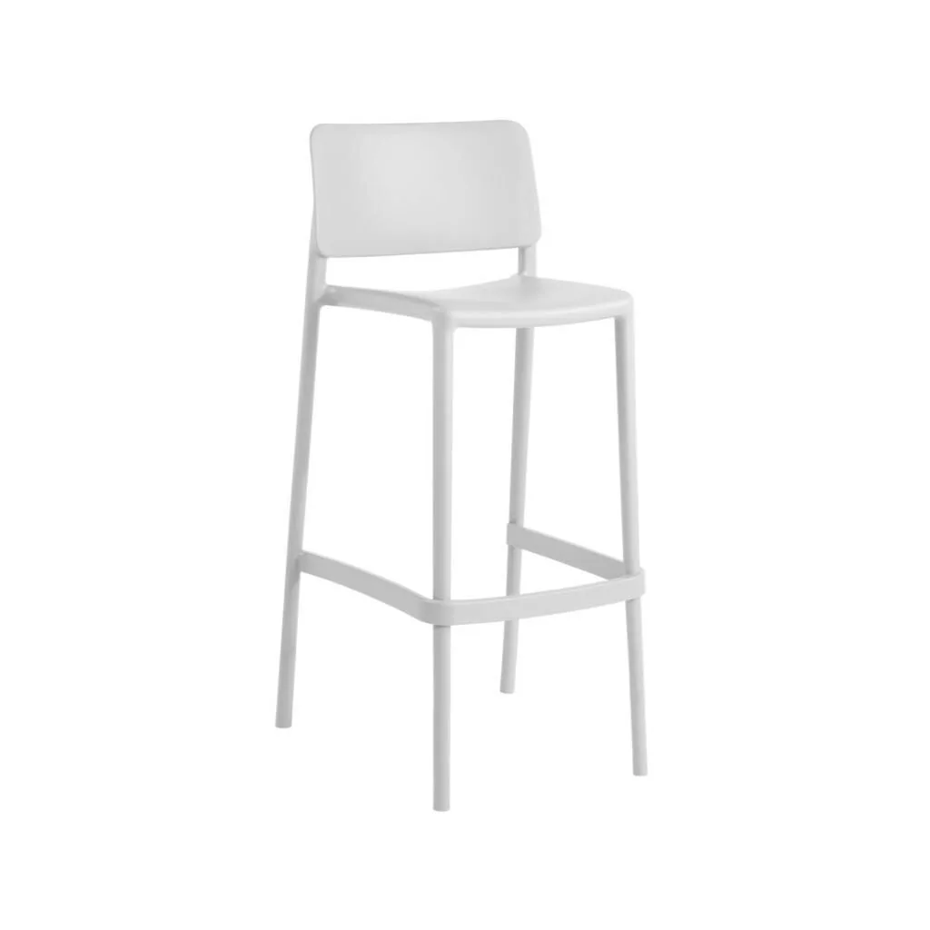 Joy-S Bar 75cm White Bar Chair