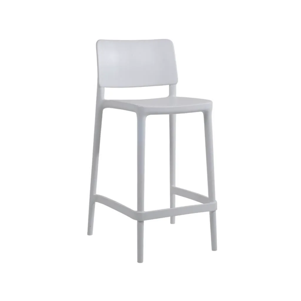 Joy-S Bar 65cm White Bar Chair