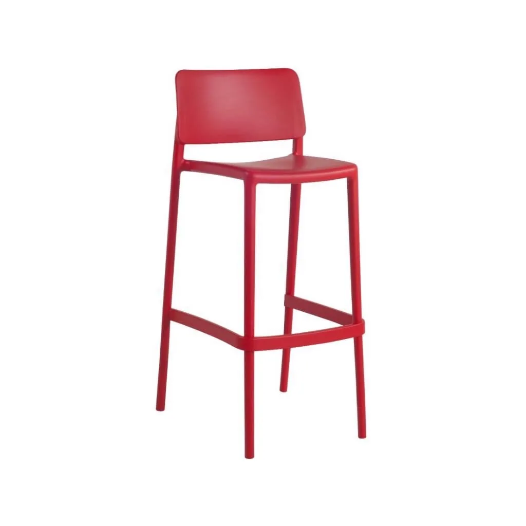 Joy-S Bar 75 cm Kırmızı Bar Sandalyesi