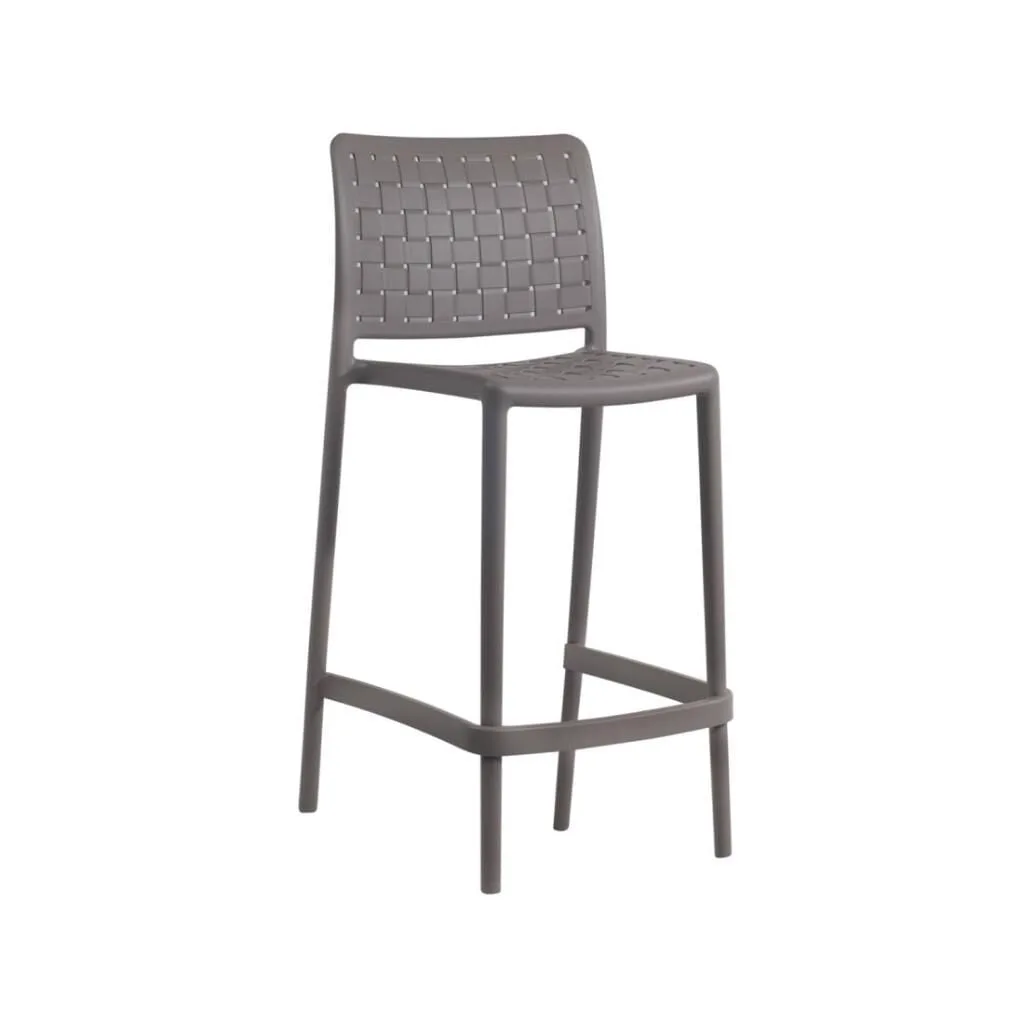 Fame-S Bar 65 cm Küllü Kahve Bar Sandalyesi