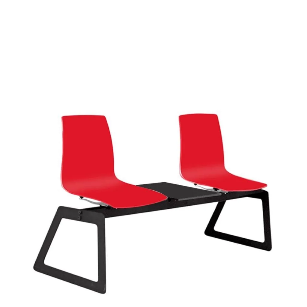 X-treme Pro 2-Piece Dark Red-Black Waiting Chair