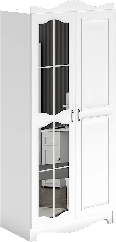 Ruyam 2-Door Mirrored Cabinet