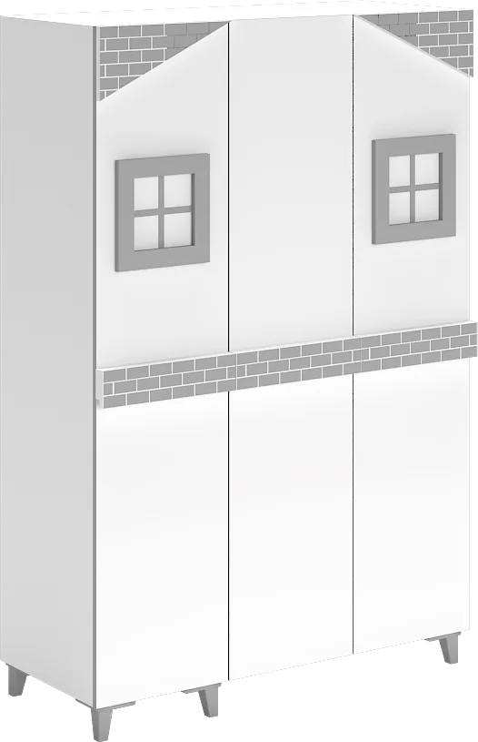 Picasso 3-Door Cabinet