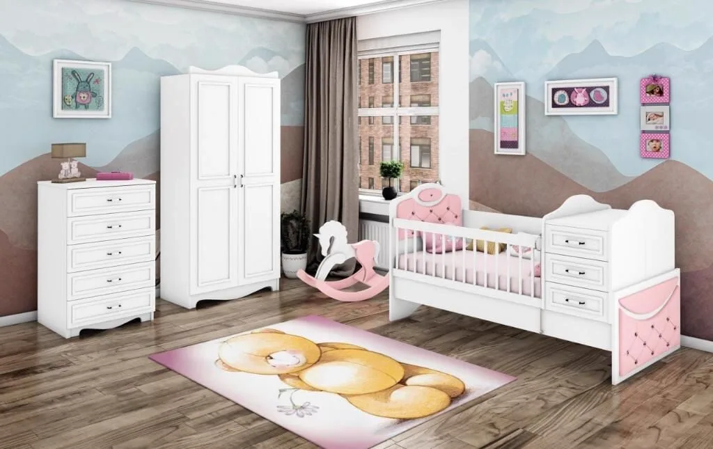 Rüyam Büyüyen Karyolalı Bebek Odası Takımı