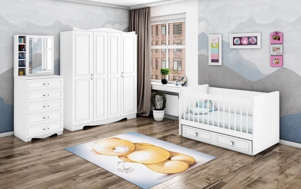 Rüyam Sallanır Büyüyen Karyolalı Bebek Odası Takımı 2