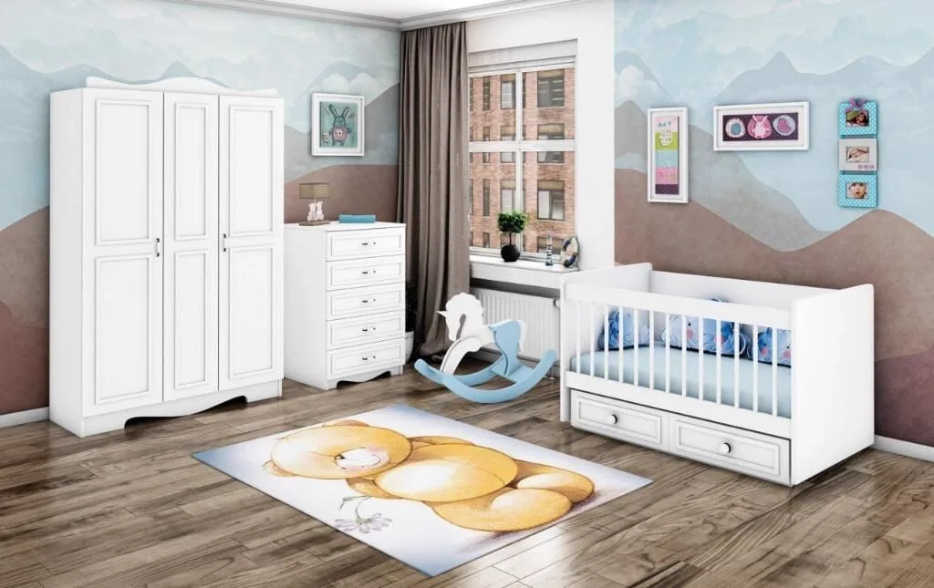 Rüyam Sallanır Beşikli Bebek Odası Takımı