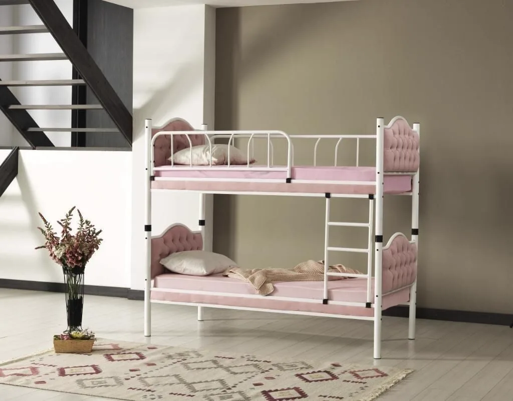 Lit superposé Melis 90x200 ARM002 rose