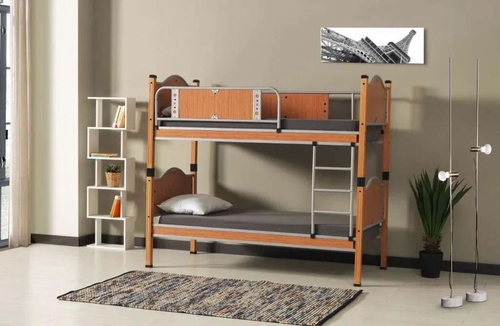 Inci Etagenbett 90x190 ARM005 Grau + Nussbaum