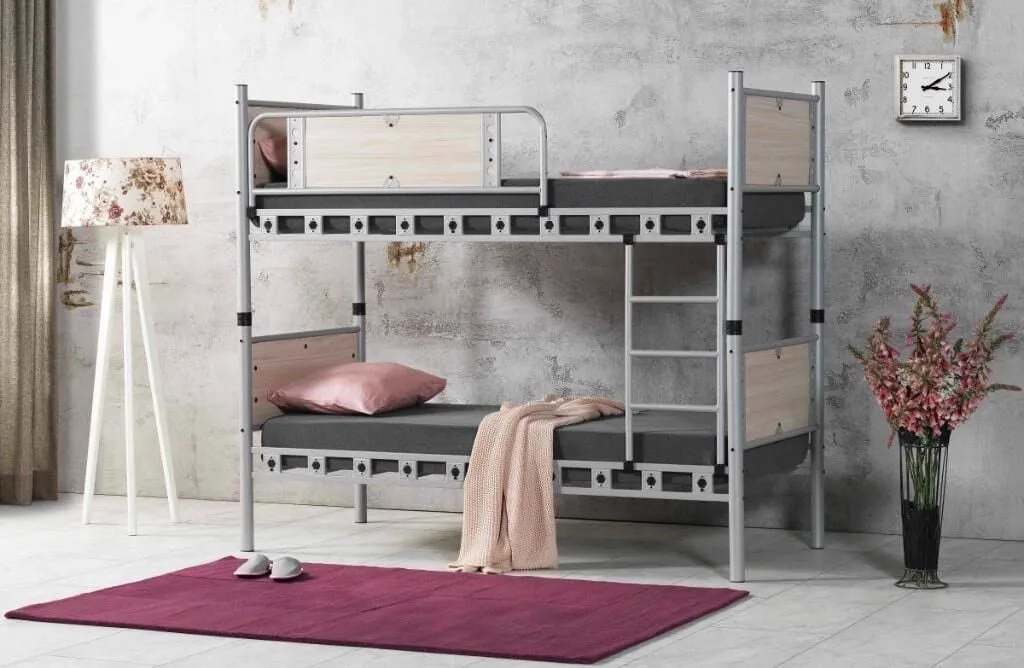Elegan Etagenbett 90x190 ARM017 Weiß