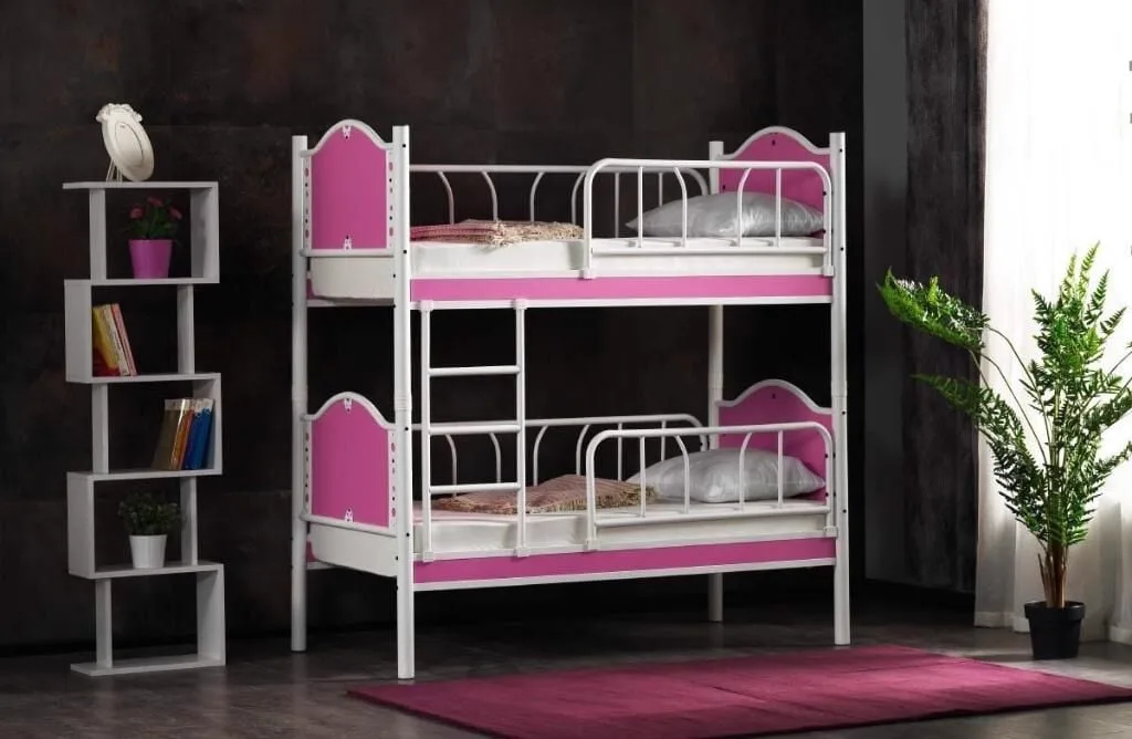 Lit superposé Baby Inci 90x200 ARM024 rose