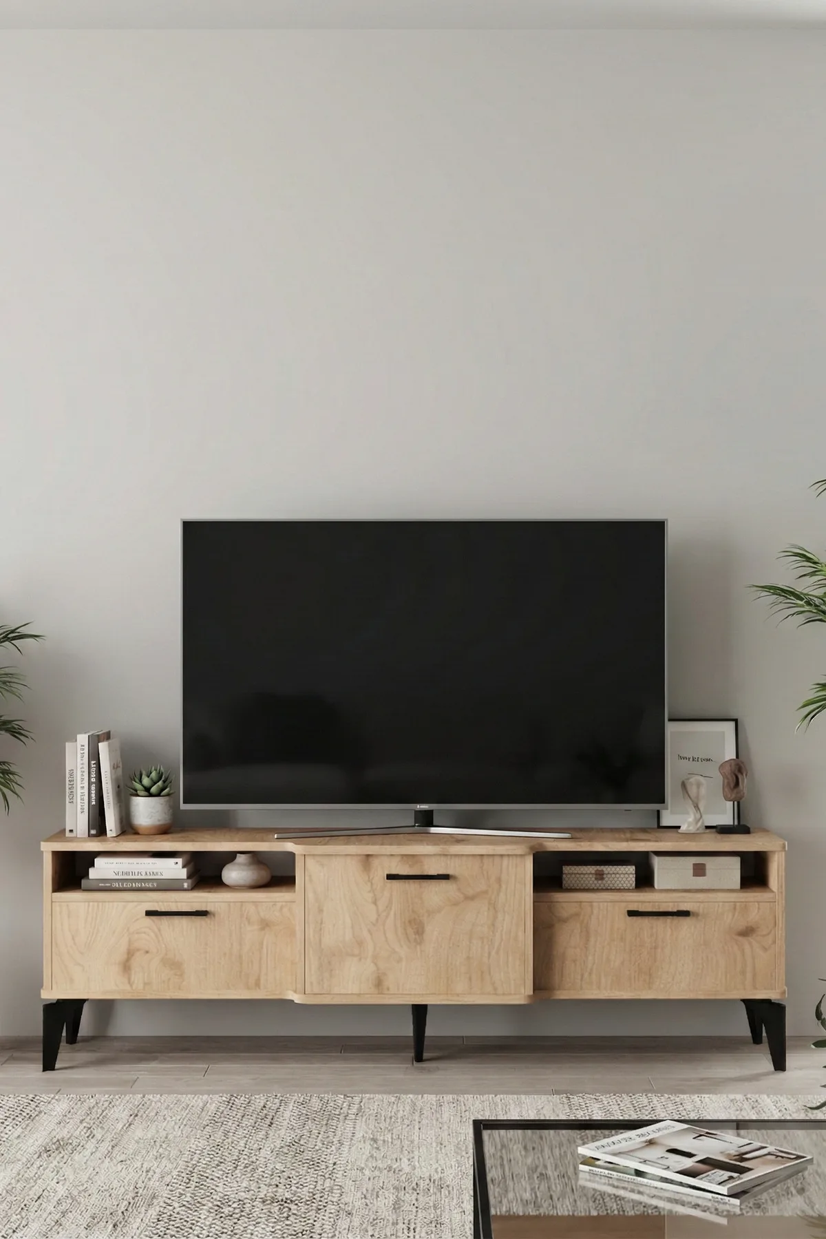 Mistral TV Sehpası Suntalam Bej 160x40 cm