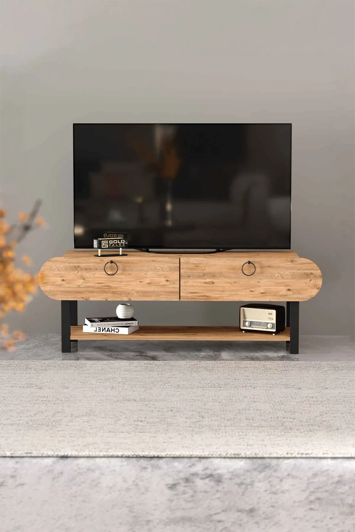 Setro TV Ünitesi Kahverengi 110