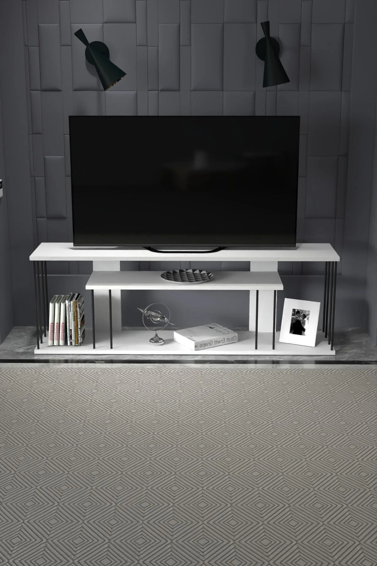 Gzd Plus TV Ünitesi Beyaz 140 cm